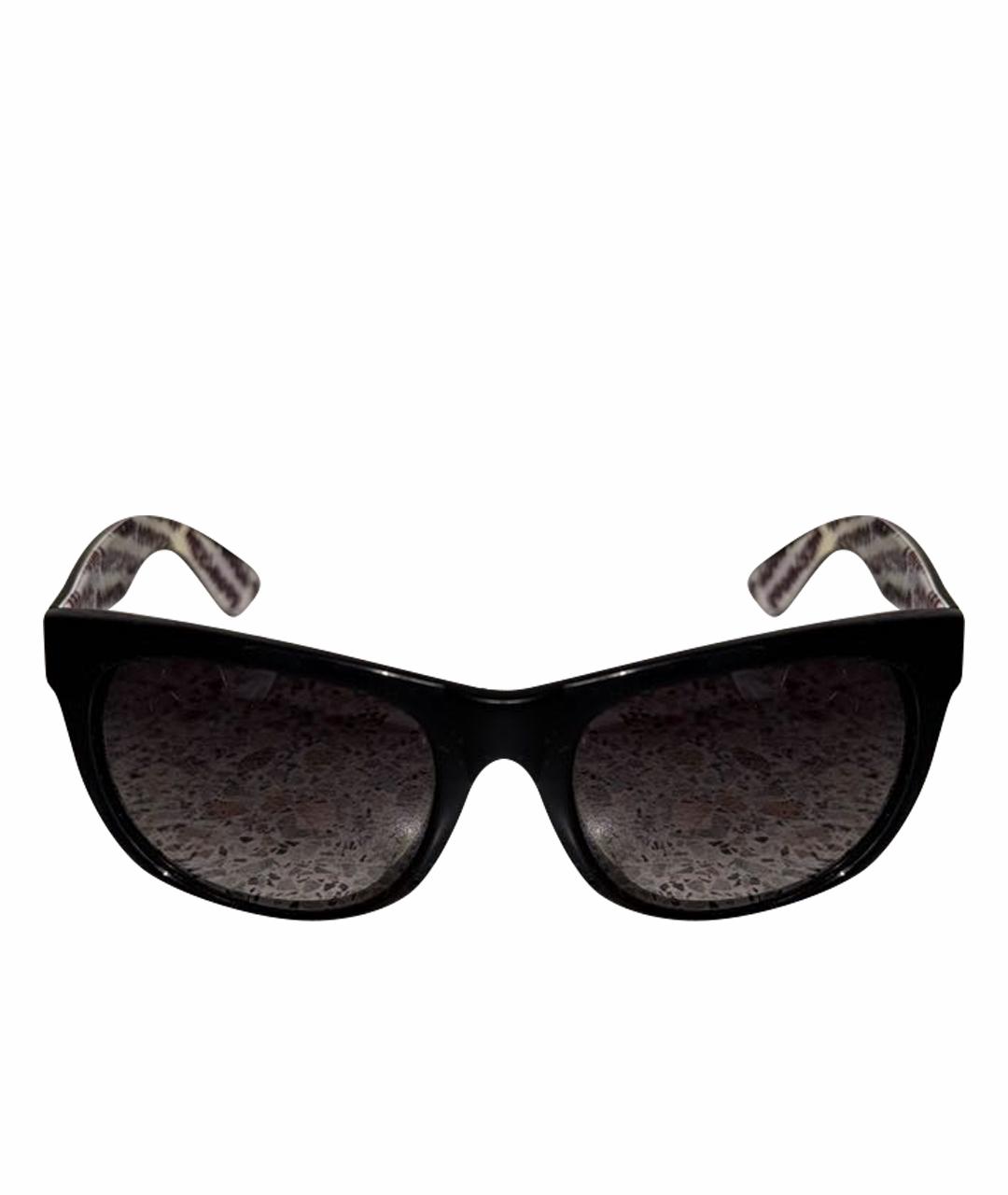 VIVIENNE WESTWOOD Антрацитовые пластиковые солнцезащитные очки, фото 1