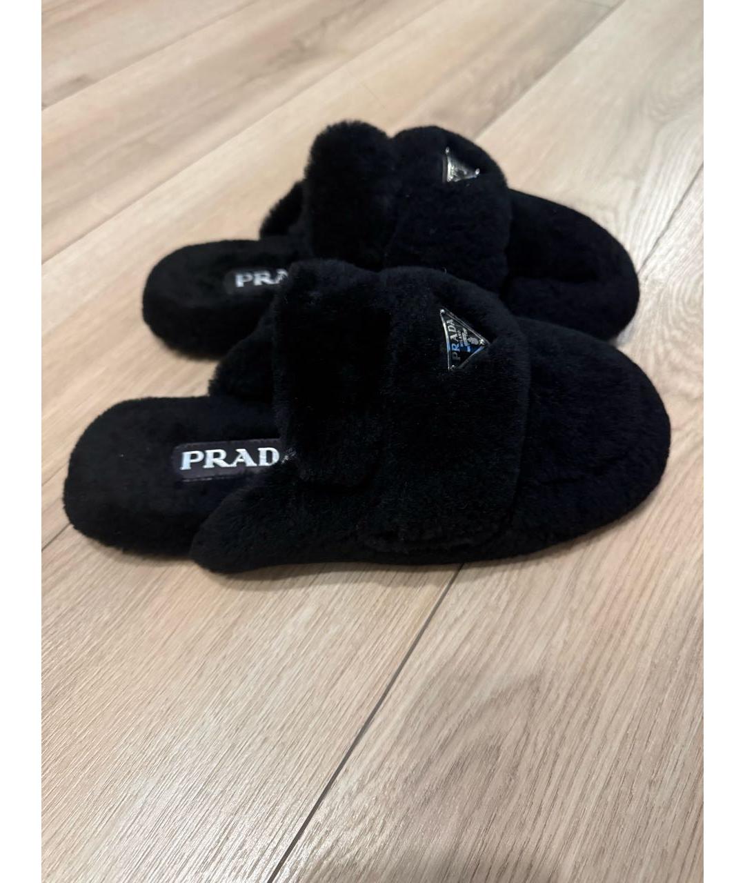 PRADA Черные мюли, фото 7
