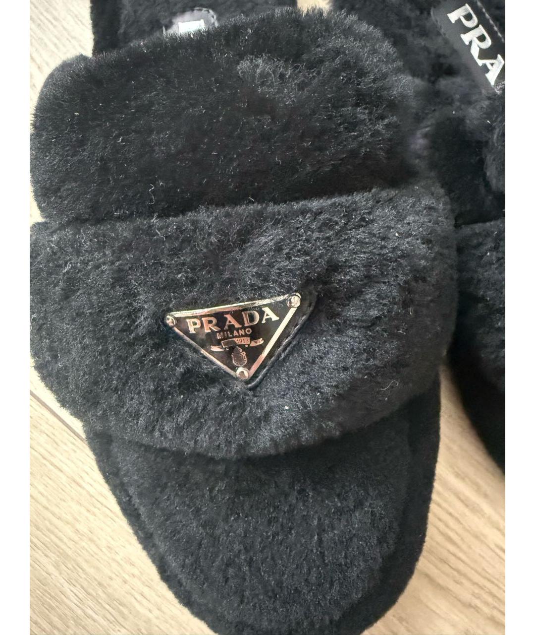 PRADA Черные мюли, фото 3