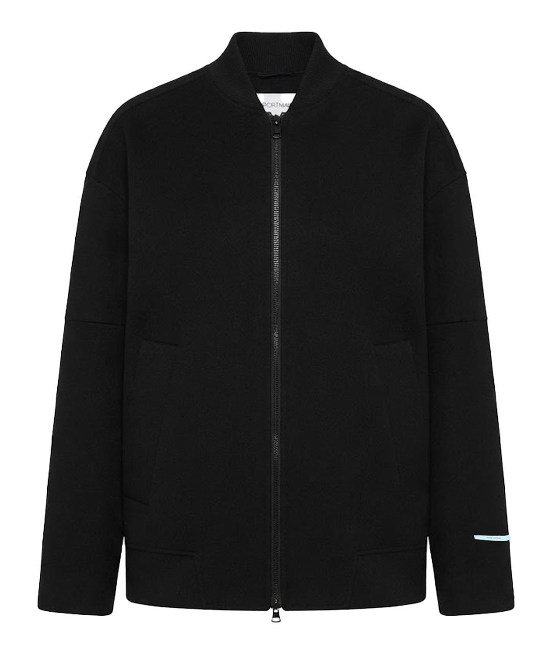 SPORTMAX Черное шерстяное пальто, фото 1