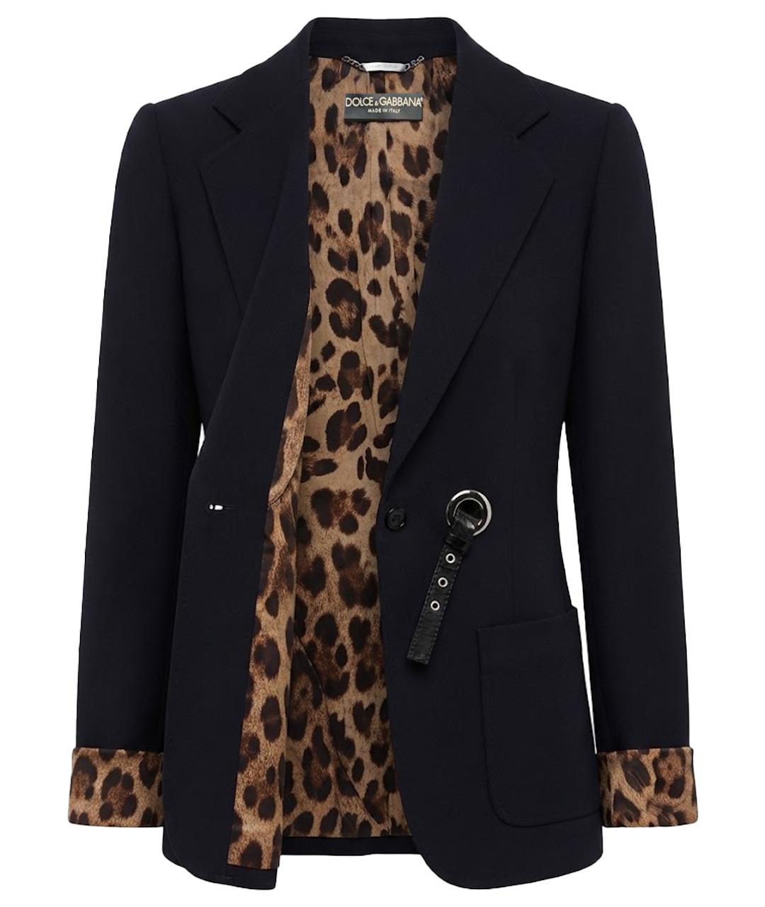 DOLCE&GABBANA Черный ацетатный костюм с брюками, фото 1