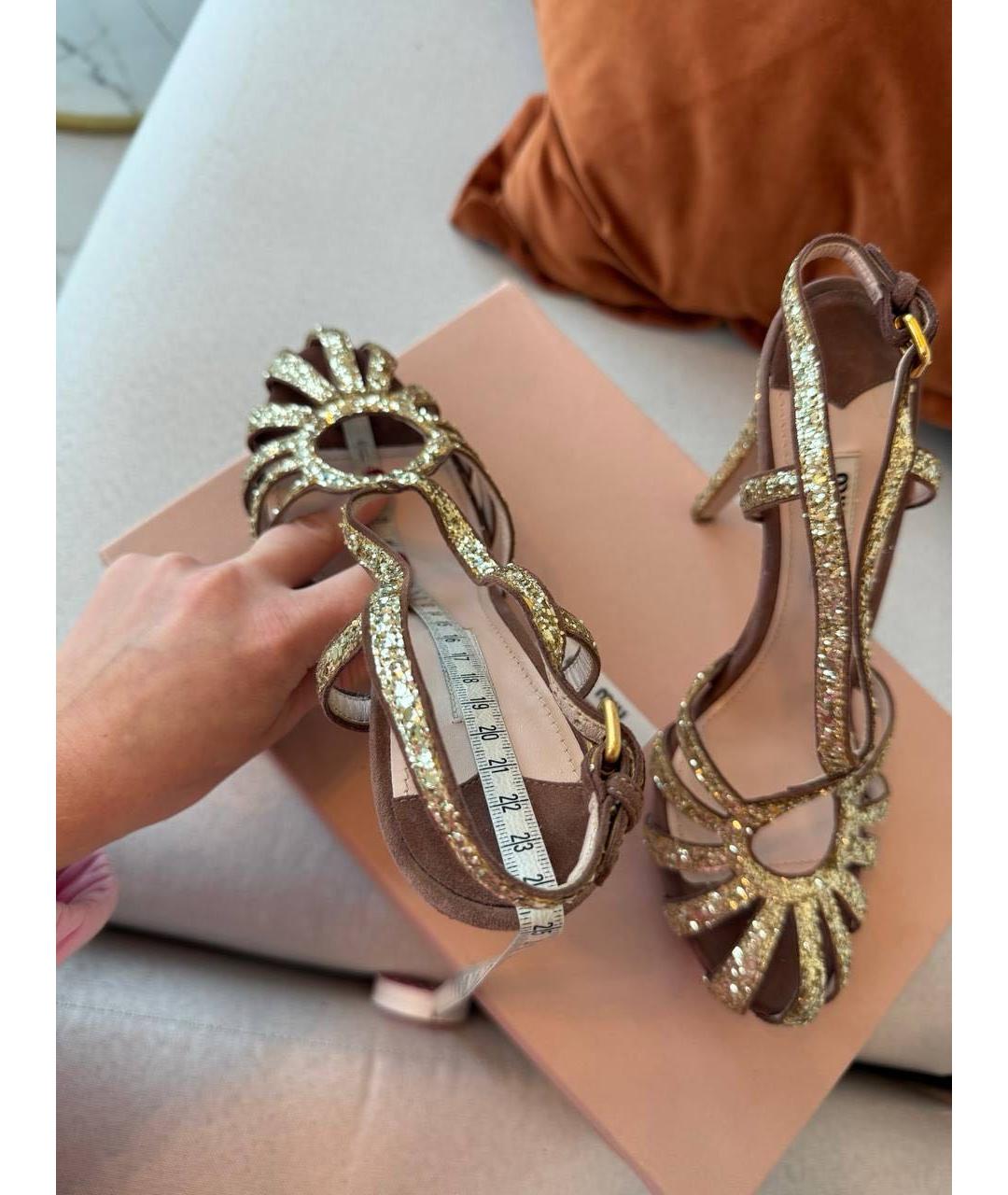 MIU MIU Босоножки, фото 6