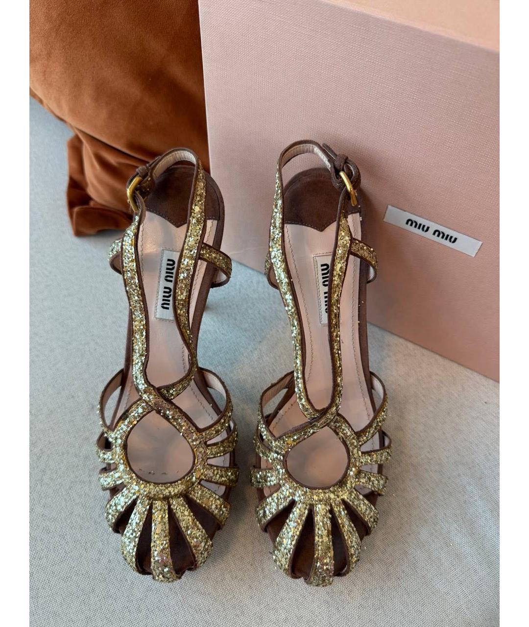 MIU MIU Босоножки, фото 8