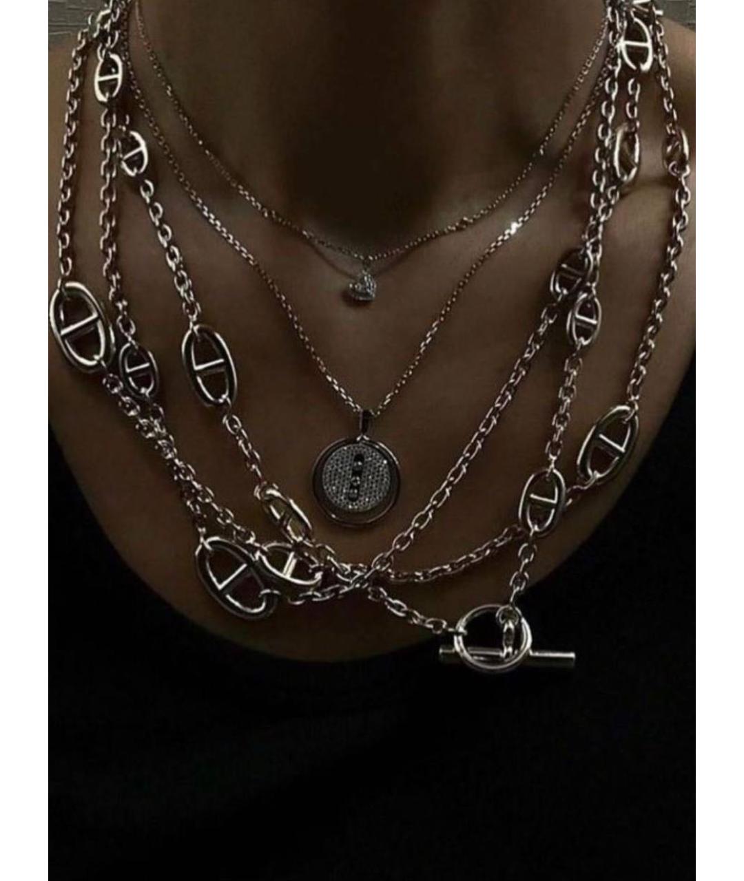 HERMES Серебряная серебряная цепочка, фото 2