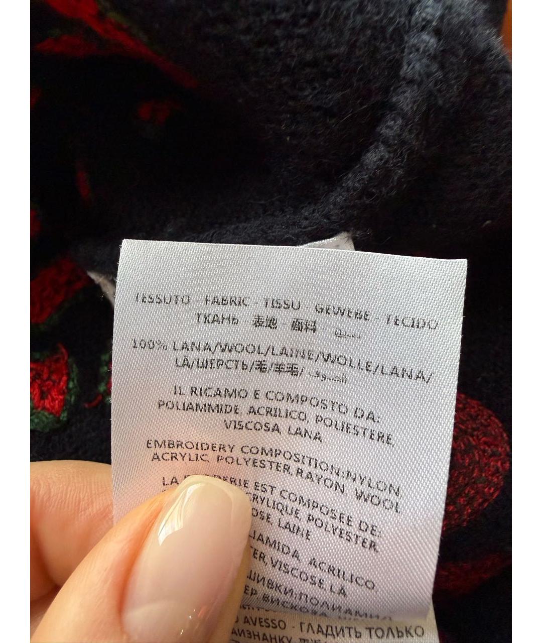 GUCCI Темно-синий шерстяной джемпер / свитер, фото 6