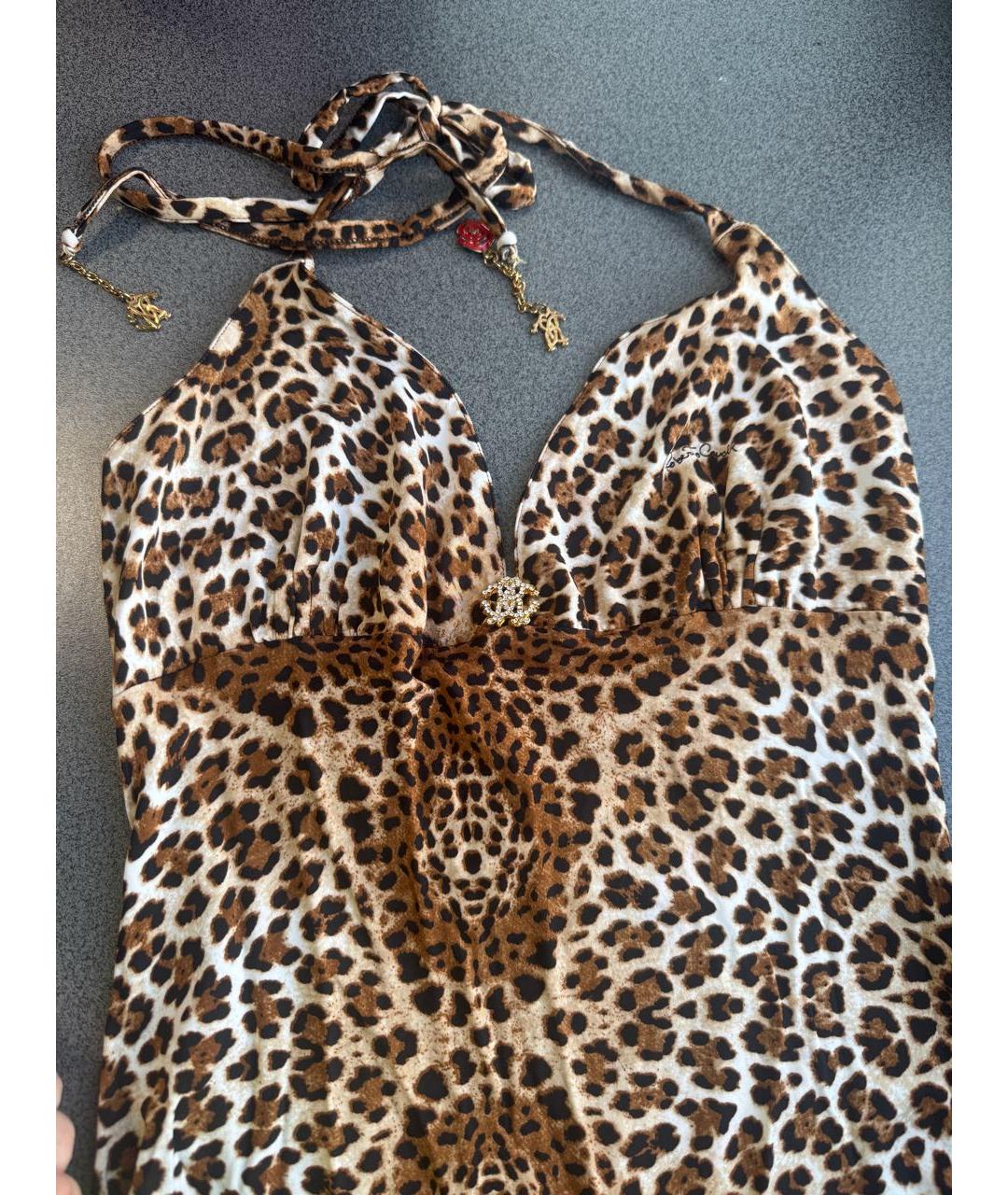 ROBERTO CAVALLI Хлопко-эластановое вечернее платье, фото 3