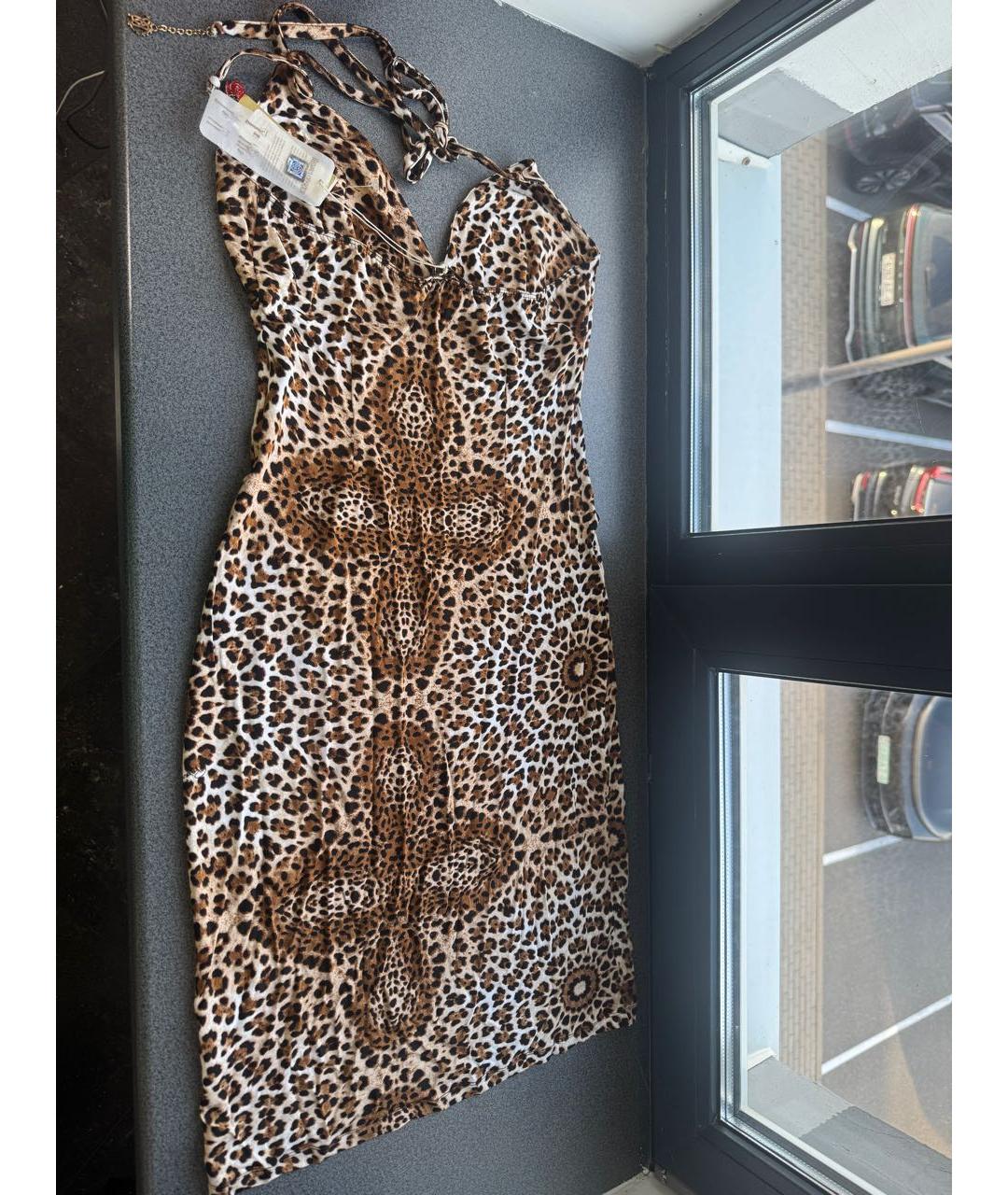 ROBERTO CAVALLI Хлопко-эластановое вечернее платье, фото 2