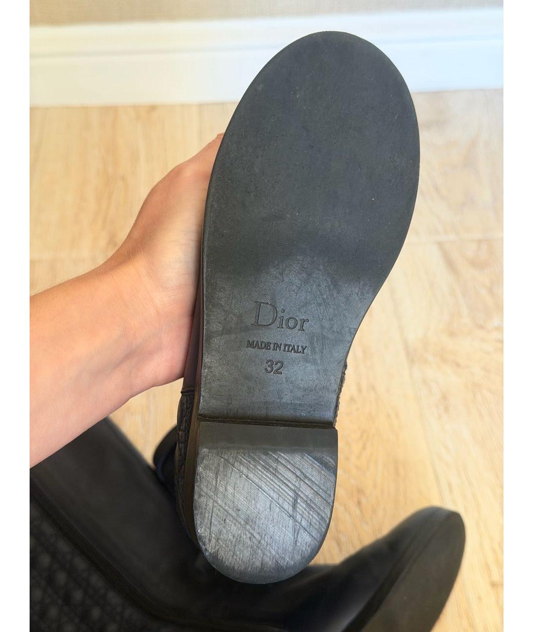 CHRISTIAN DIOR Кожаные сапоги, фото 7