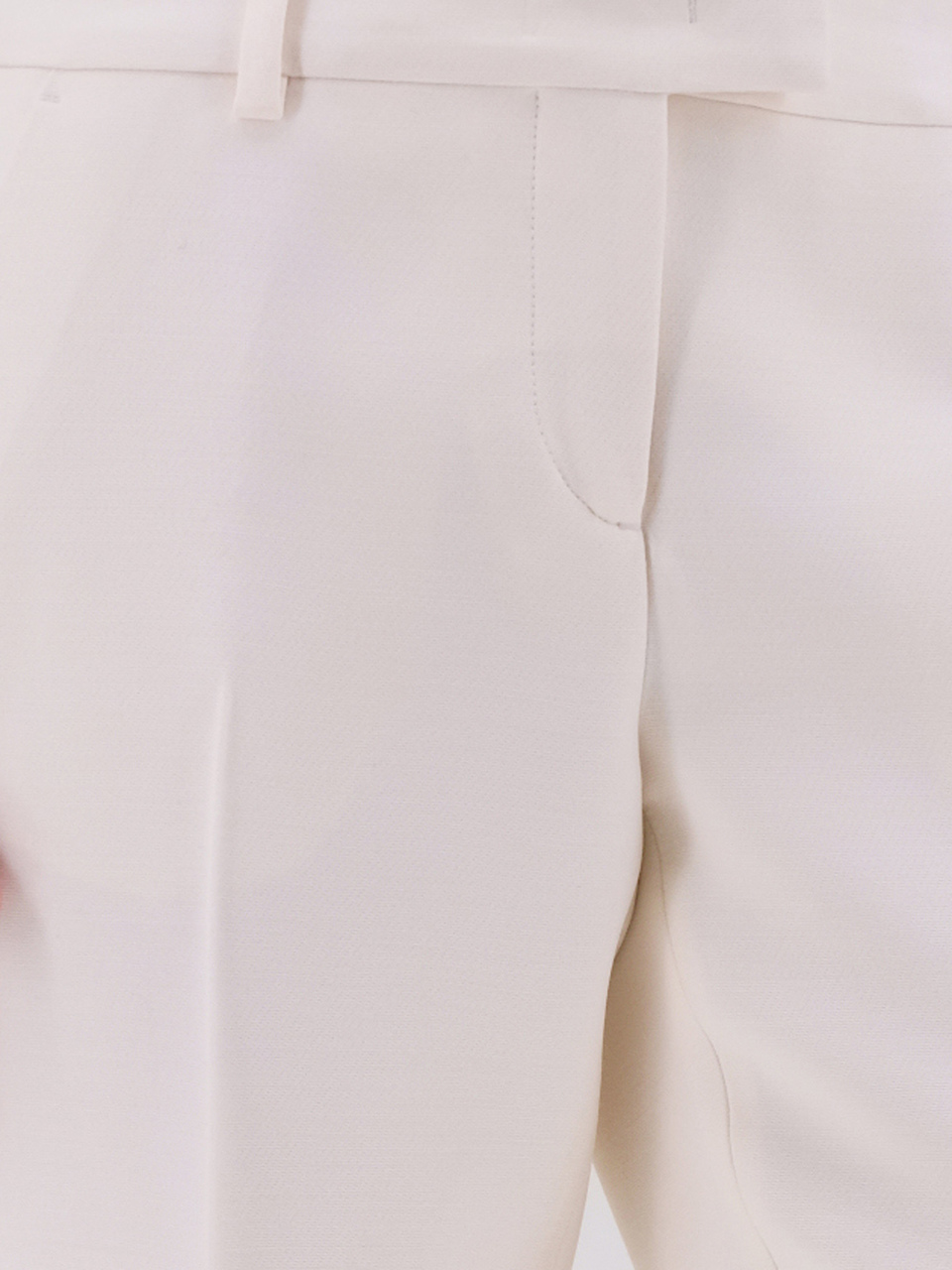 FENDI Белые прямые брюки, фото 4