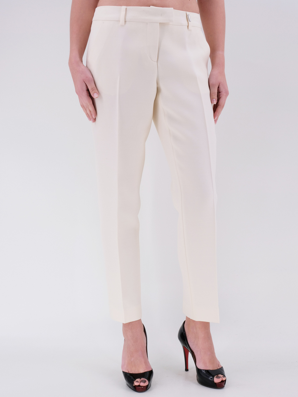 FENDI Белые прямые брюки, фото 2