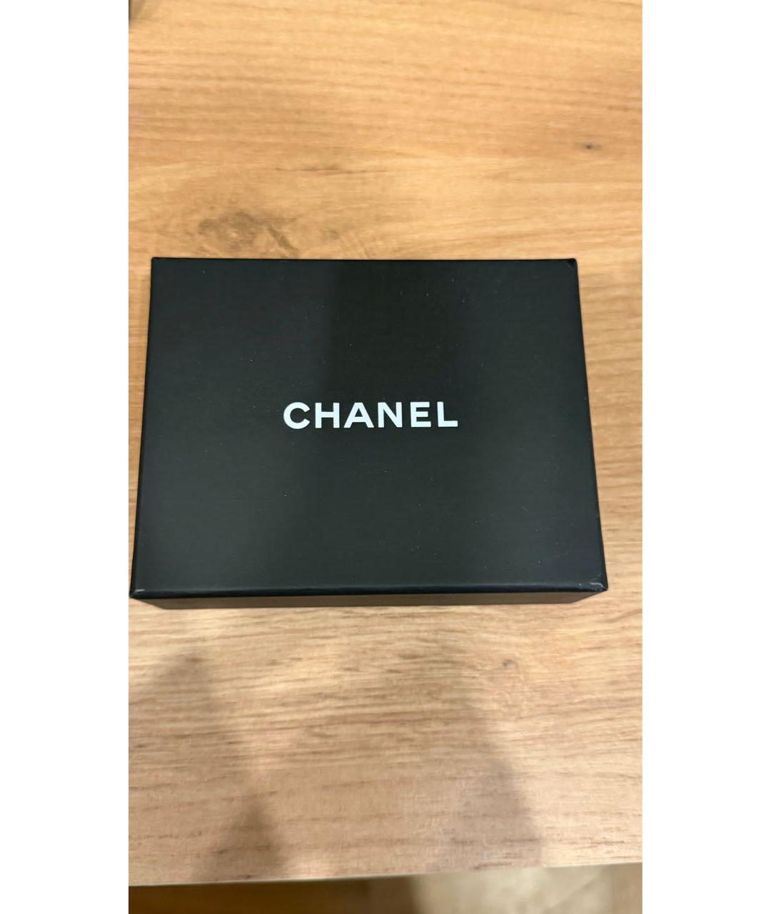 CHANEL Золотые металлические серьги, фото 6