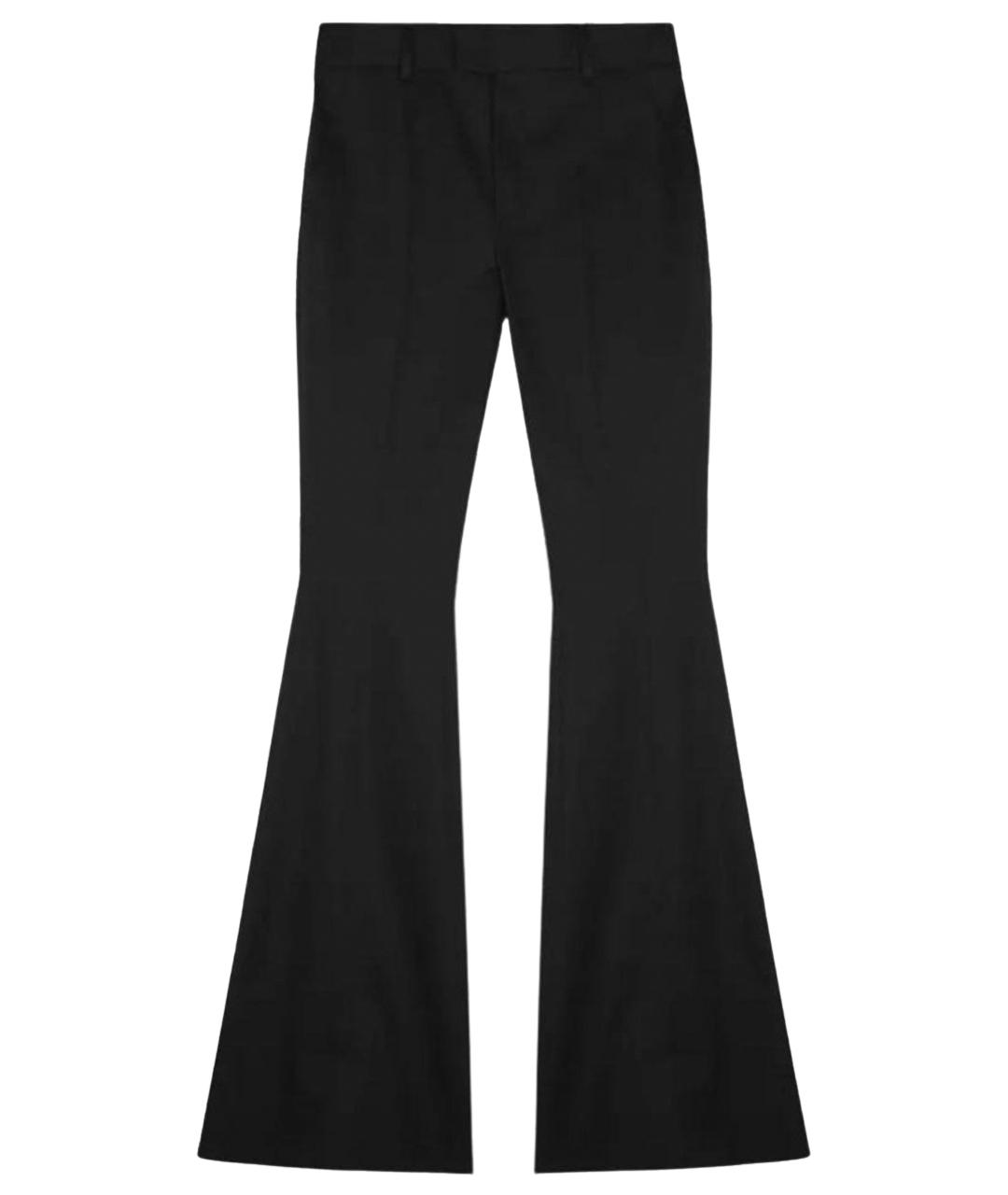 ANN DEMEULEMEESTER Черные прямые брюки, фото 1