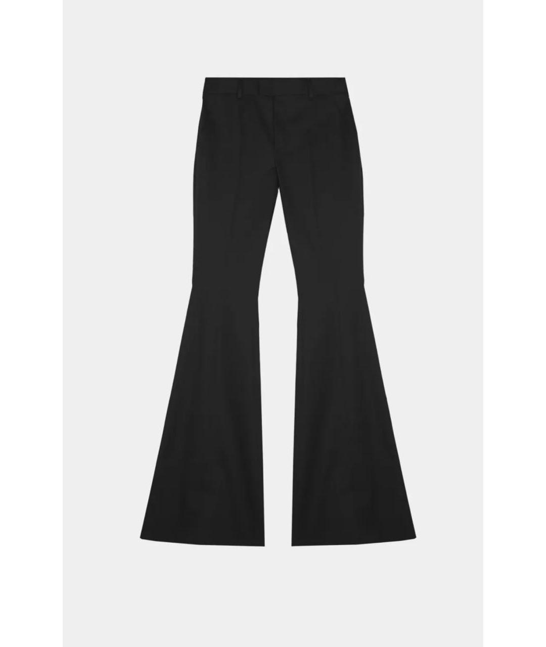 ANN DEMEULEMEESTER Черные прямые брюки, фото 9