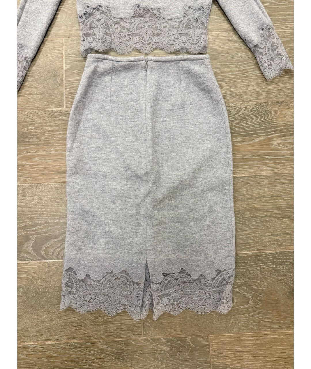 ERMANNO SCERVINO Серый шерстяной костюм с юбками, фото 2
