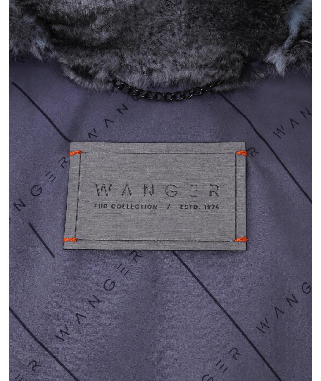 WANGER Серая меховая шуба, фото 2