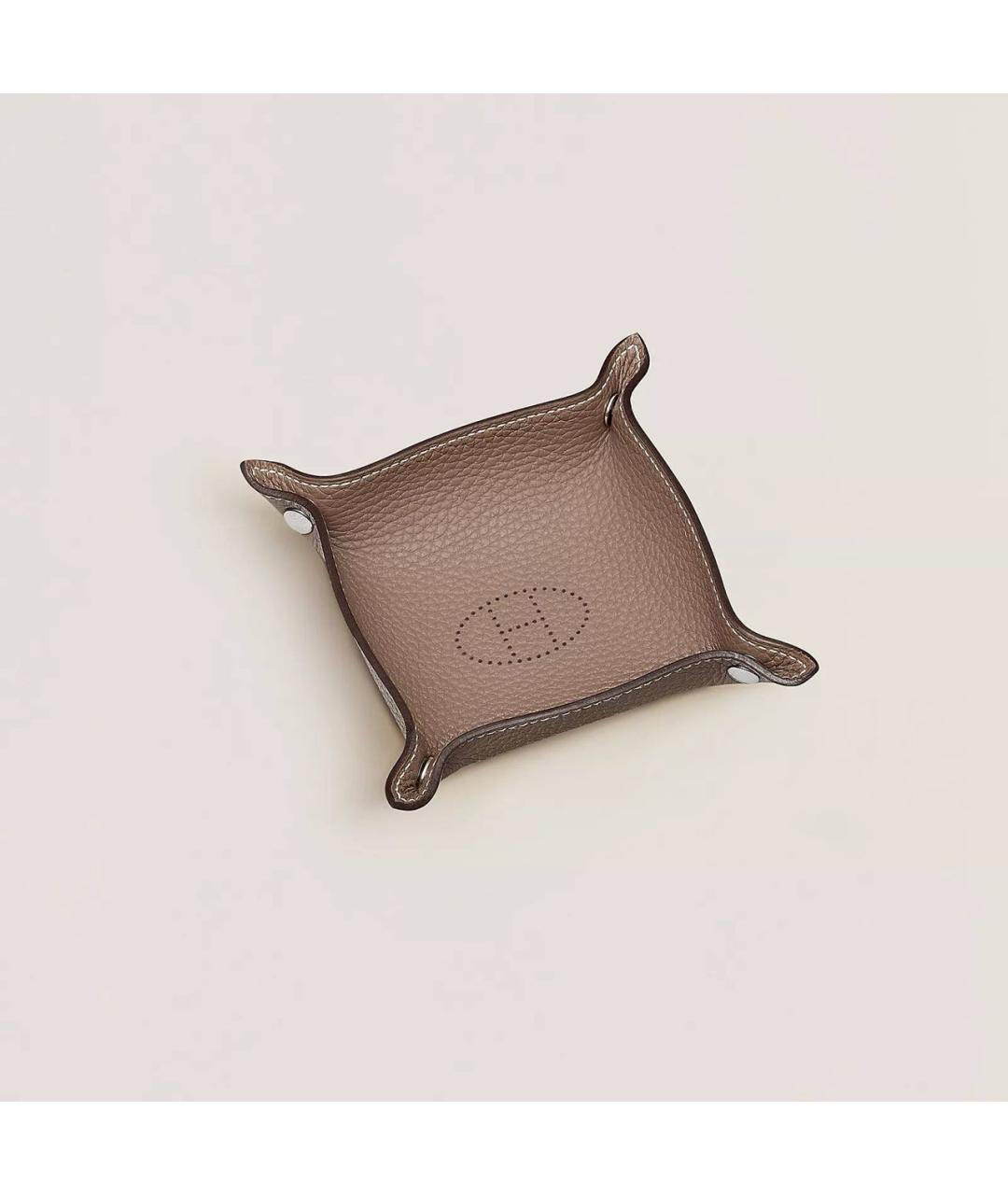 HERMES Коричневая мелочница, фото 4