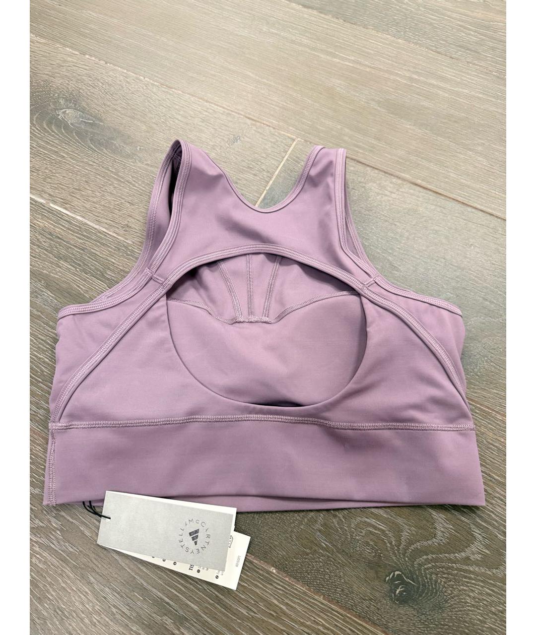 ADIDAS BY STELLA MCCARTNEY Розовая нейлоновая майка, фото 2