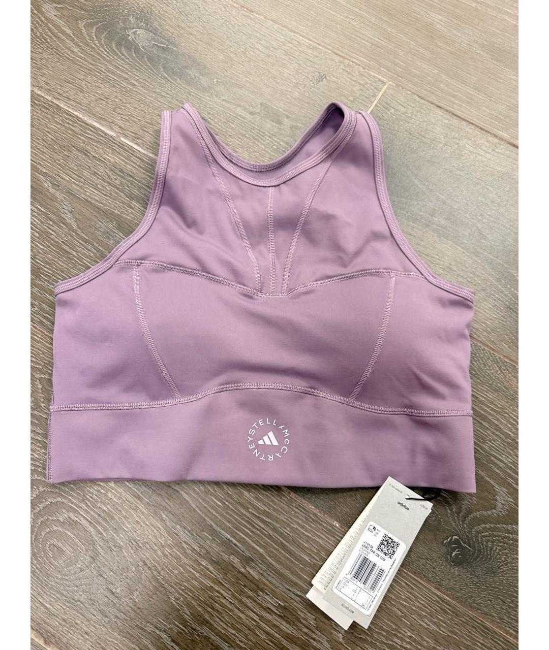 ADIDAS BY STELLA MCCARTNEY Розовая нейлоновая майка, фото 4