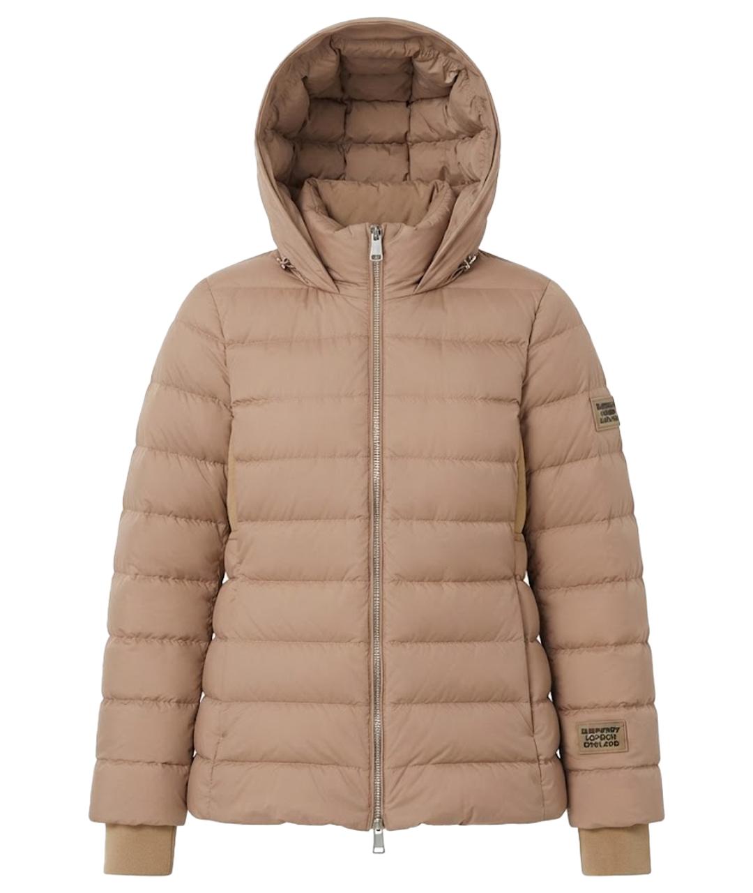 BURBERRY Коричневый пуховик, фото 1