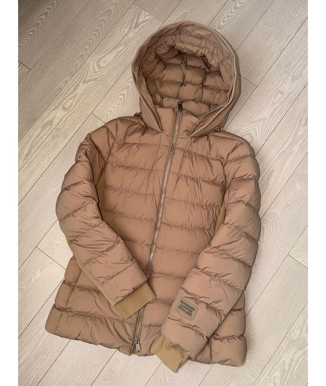 BURBERRY Коричневый пуховик, фото 9