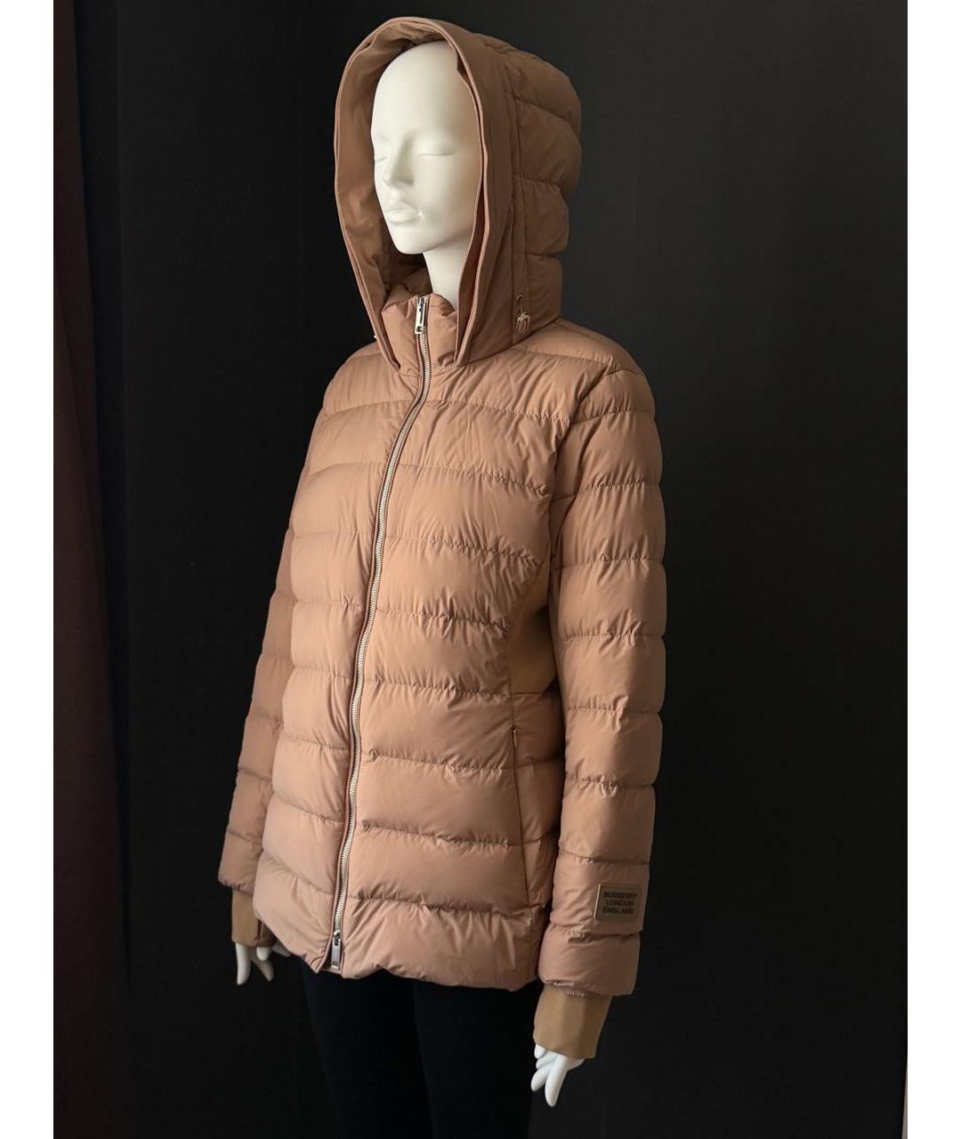 BURBERRY Коричневый пуховик, фото 2