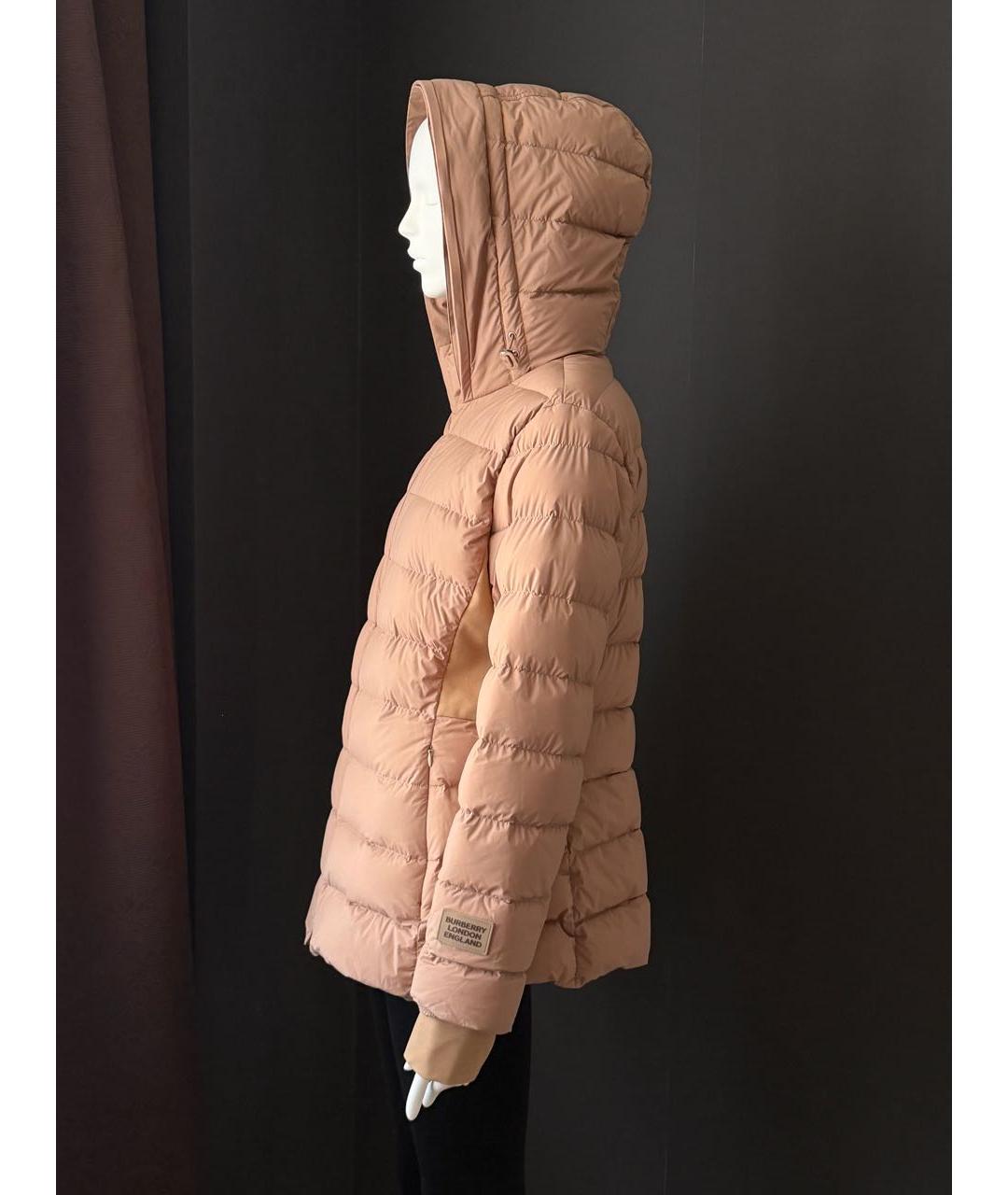 BURBERRY Коричневый пуховик, фото 3