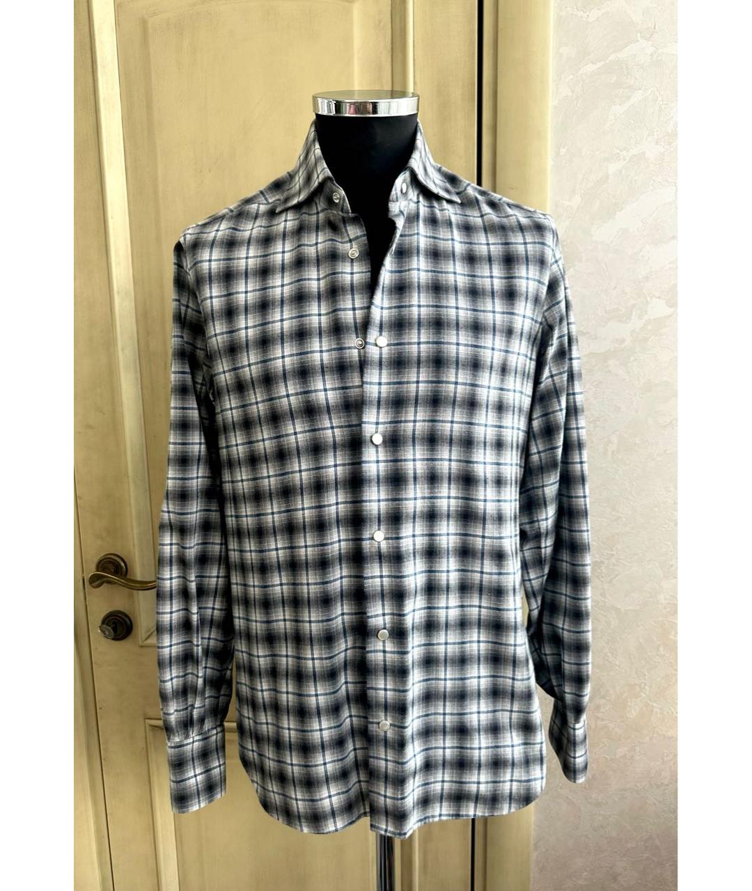 KITON Хлопковая кэжуал рубашка, фото 9