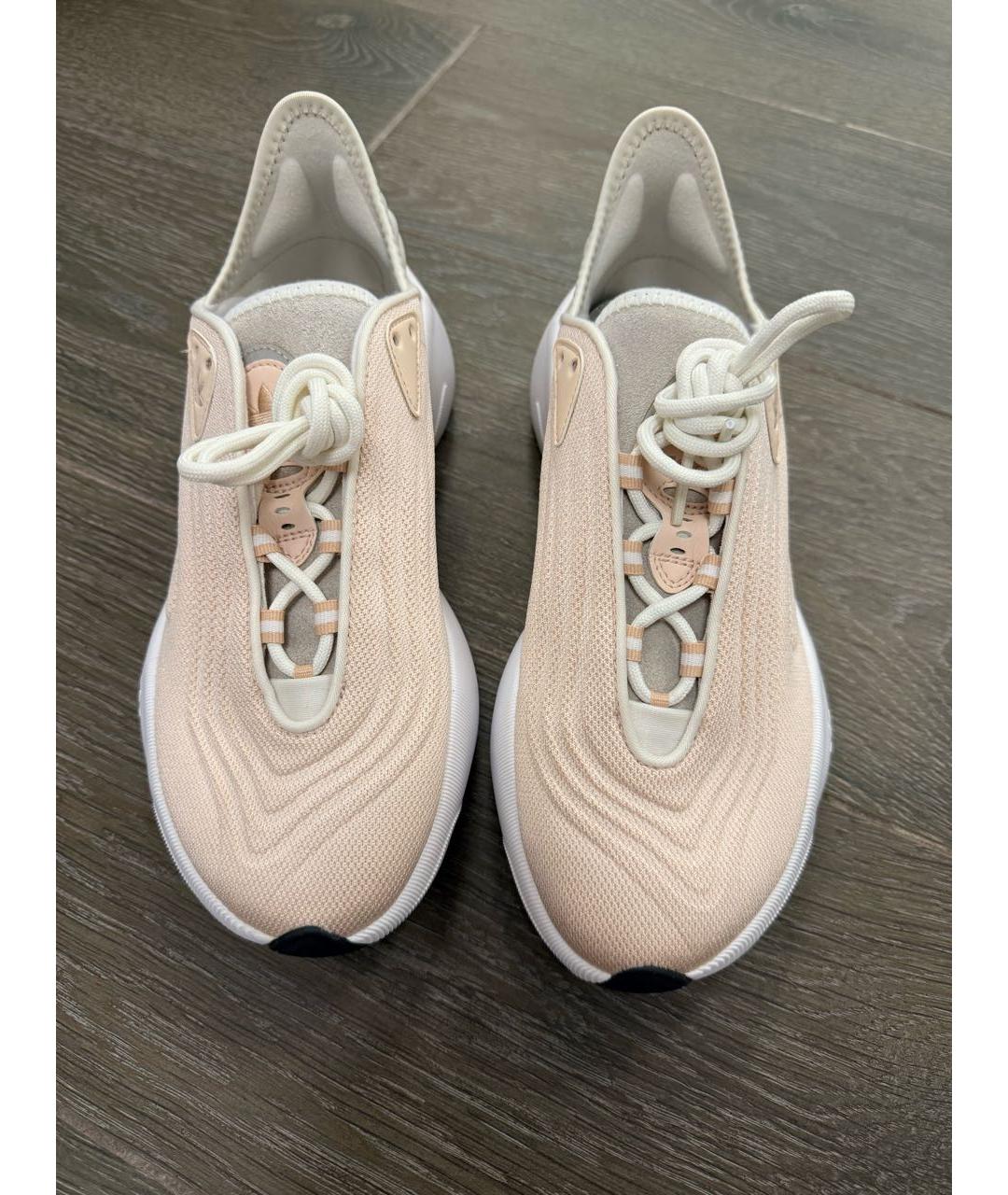 ADIDAS Розовые текстильные кроссовки, фото 2