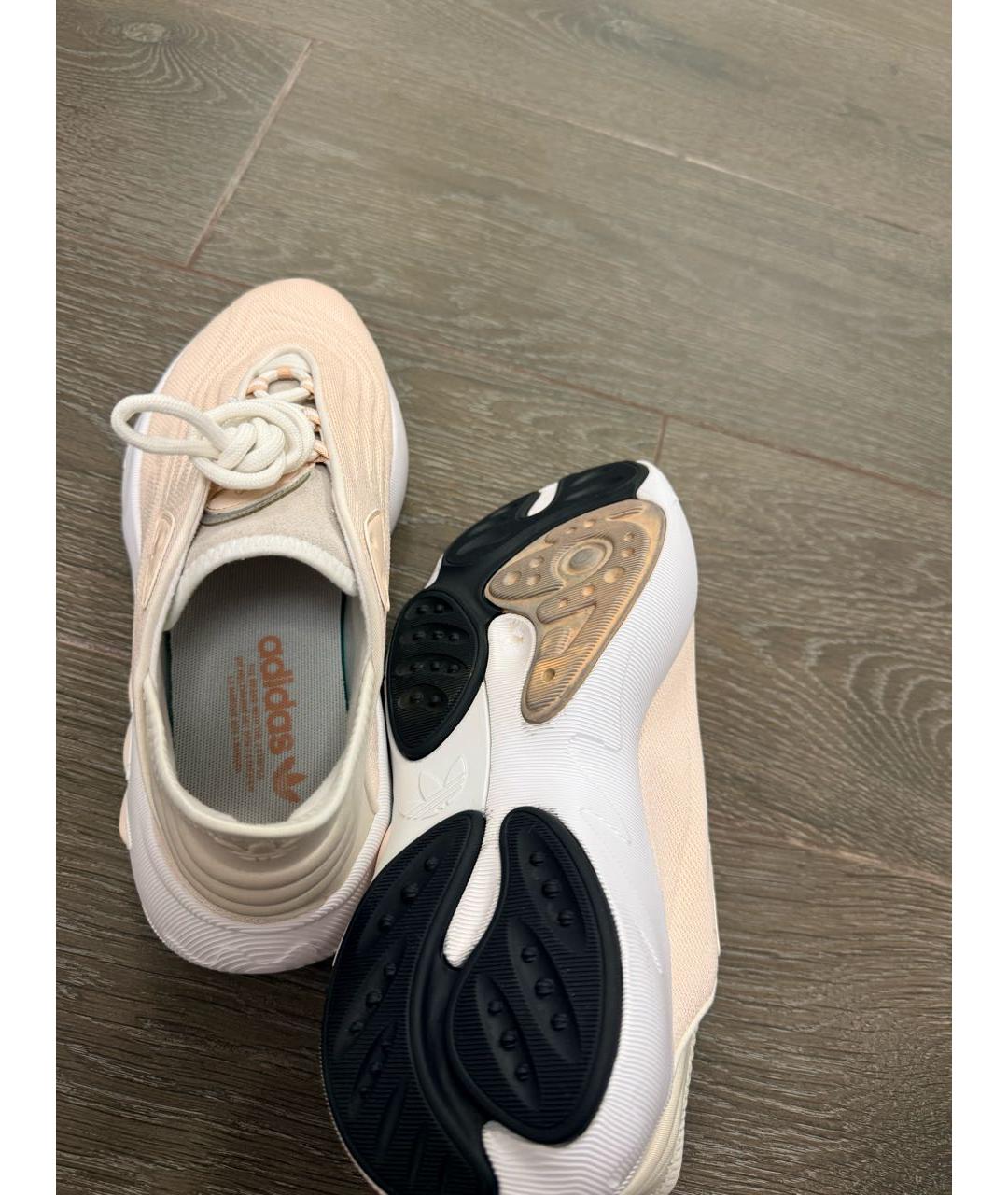 ADIDAS Розовые текстильные кроссовки, фото 4
