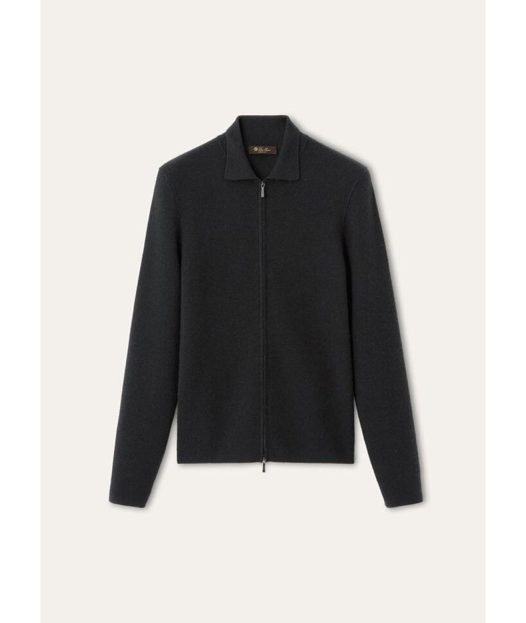 LORO PIANA Черный кашемировый спортивный костюм, фото 9