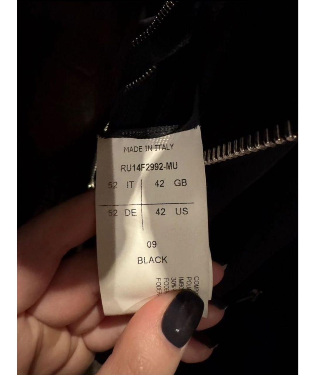 RICK OWENS Черный пуховик, фото 6