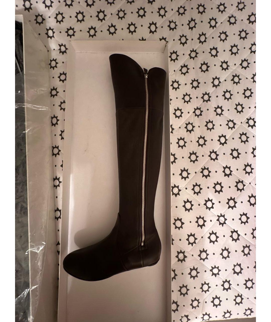 CASADEI Коричневые кожаные ботфорты, фото 9