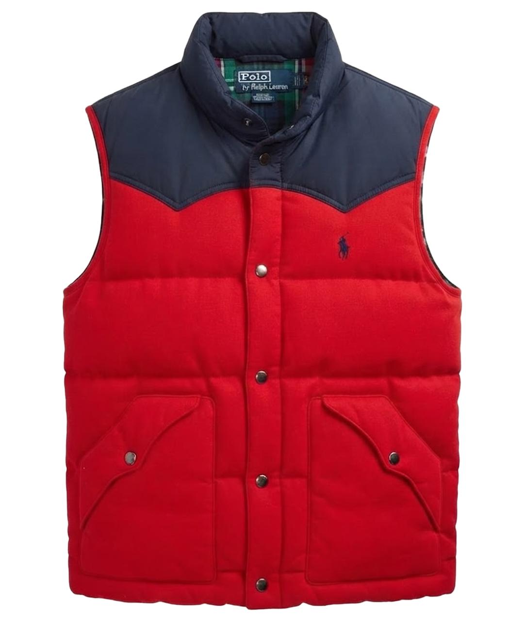 POLO RALPH LAUREN Красный жилет, фото 1