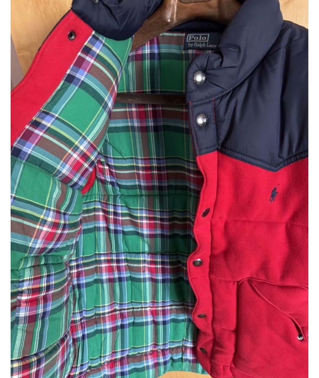 POLO RALPH LAUREN Красный жилет, фото 6