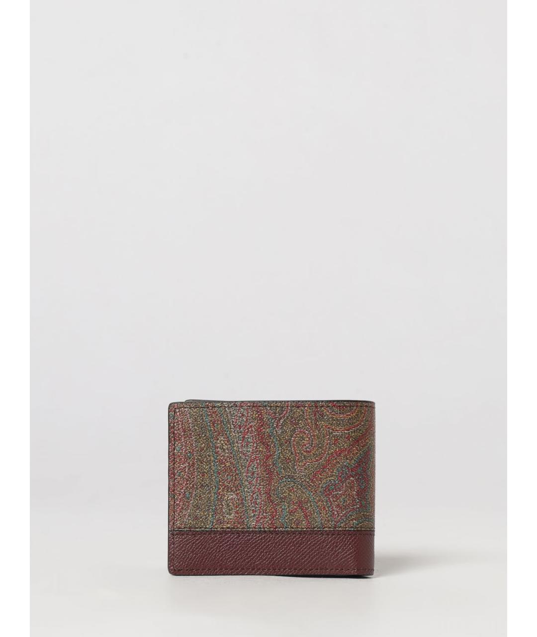 ETRO Коричневый кошелек, фото 3