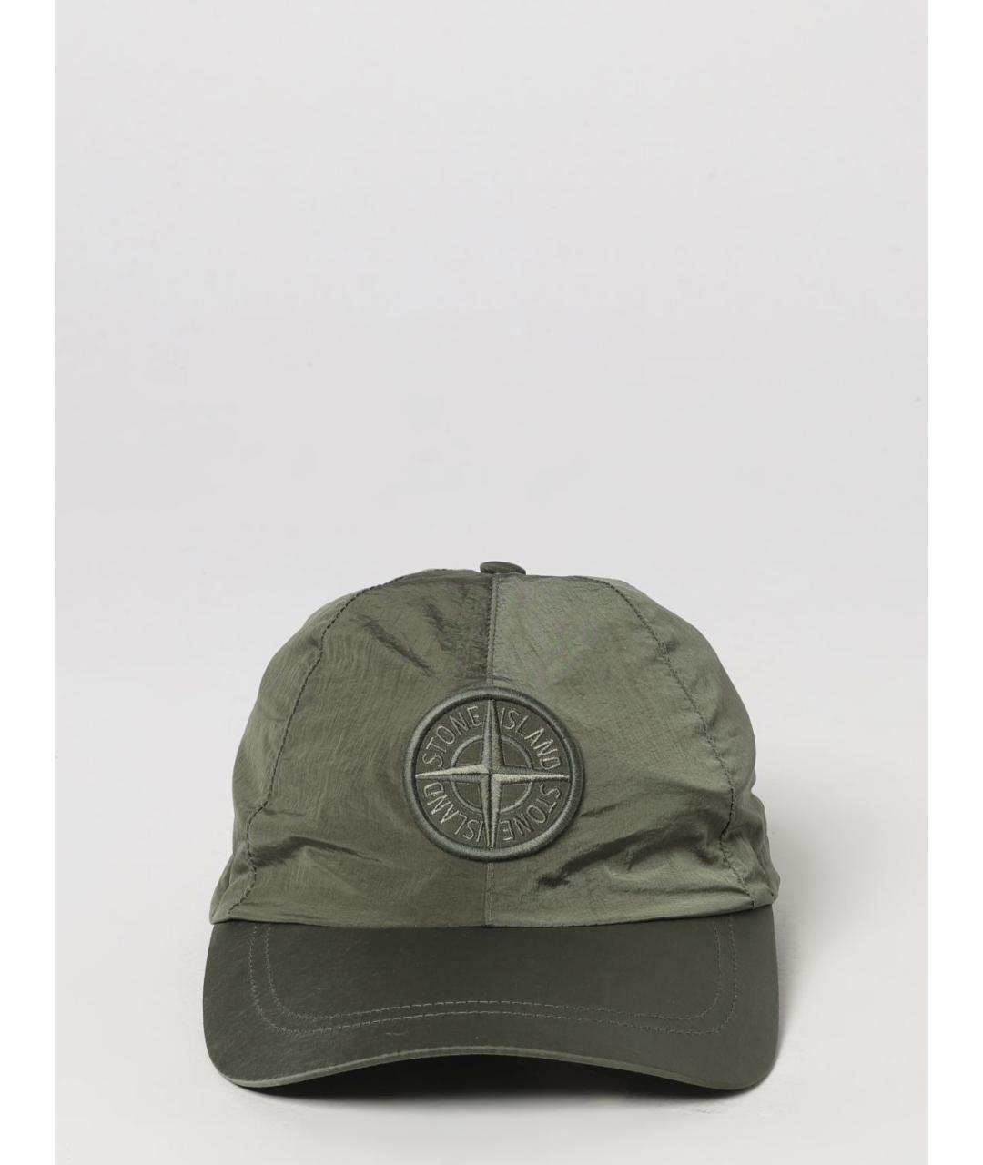 STONE ISLAND Хаки синтетическая кепка/бейсболка, фото 2