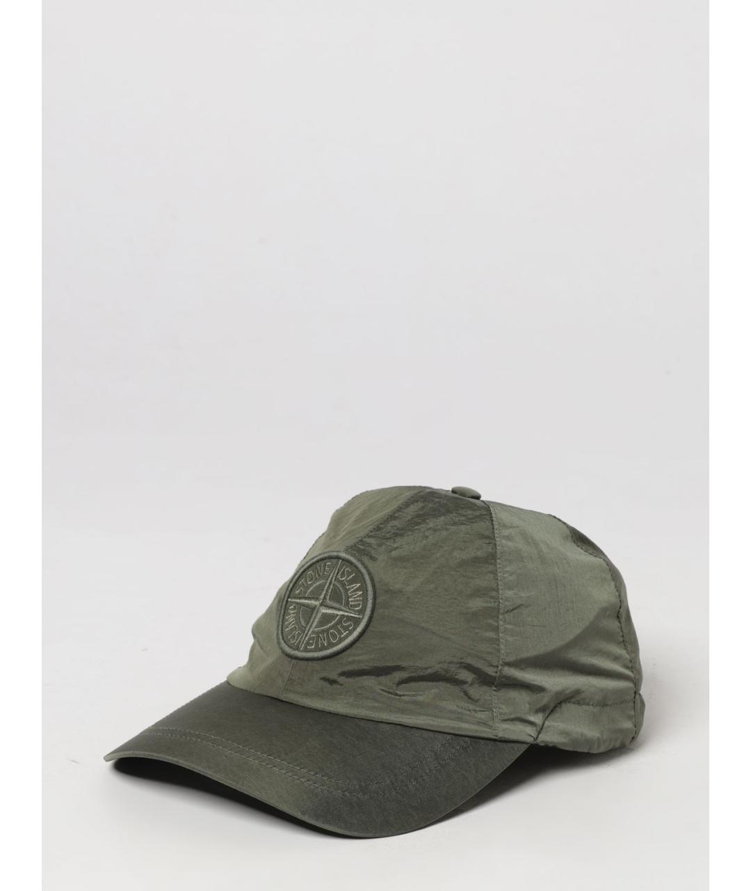 STONE ISLAND Хаки синтетическая кепка/бейсболка, фото 4