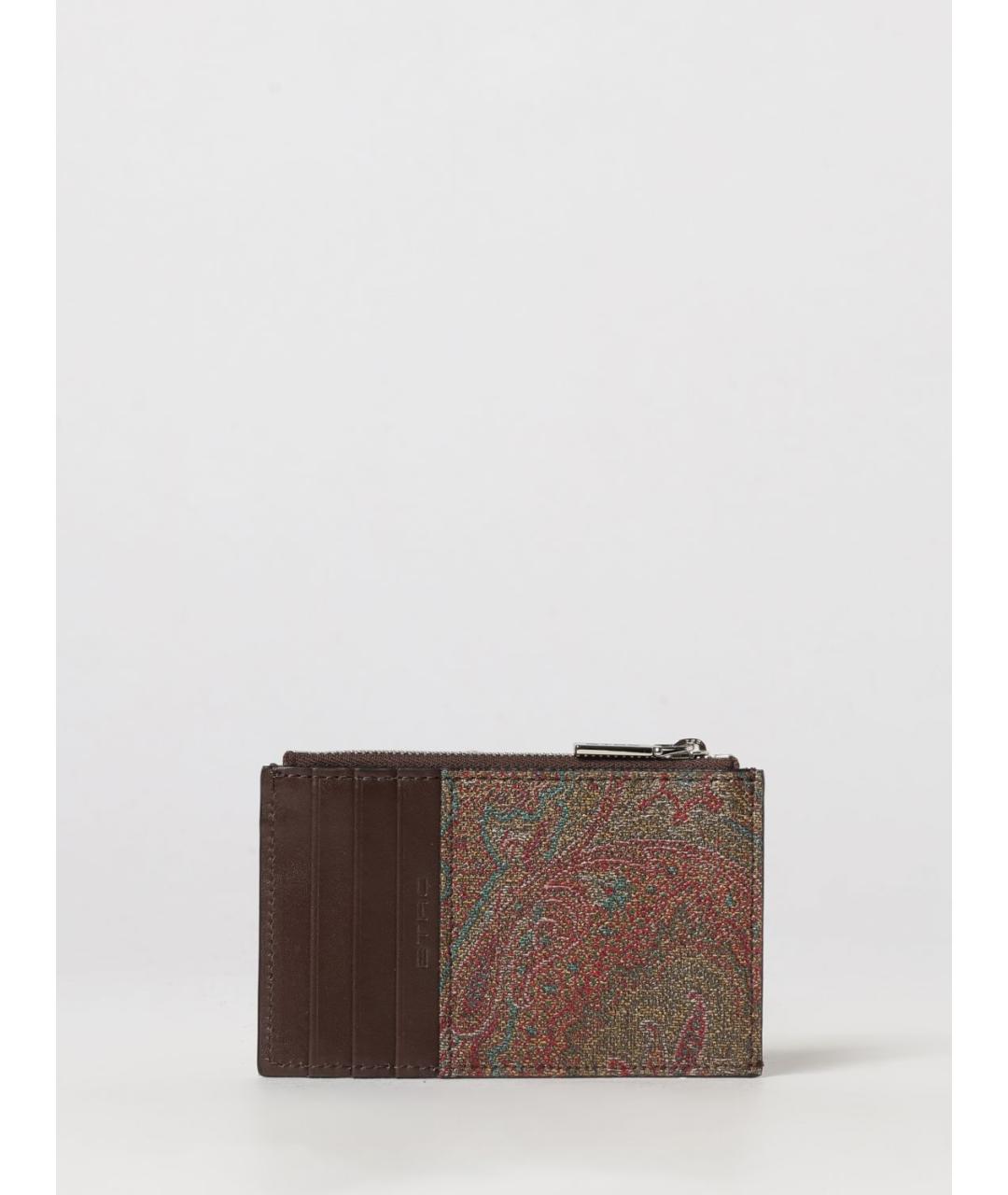 ETRO Коричневый кошелек, фото 2