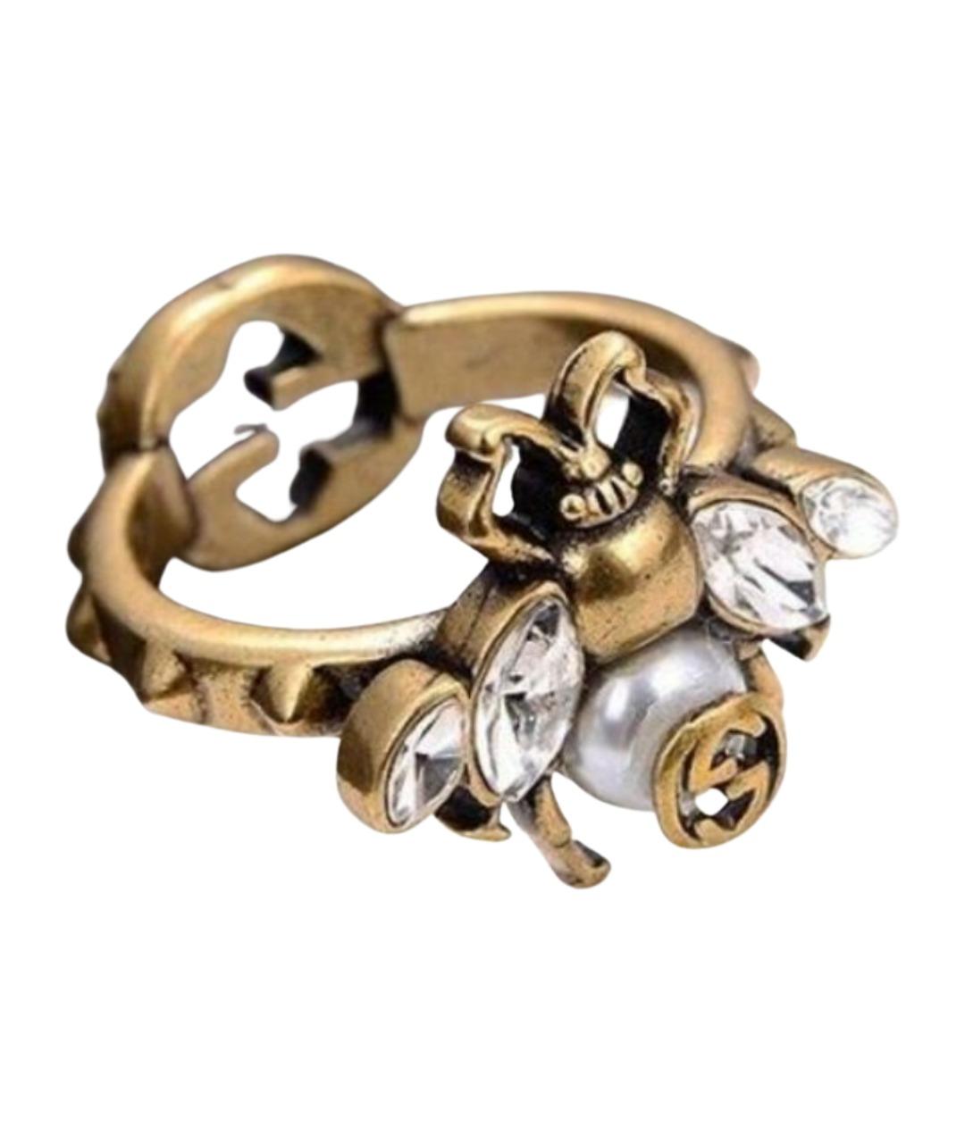 GUCCI Золотое латунное кольцо, фото 1