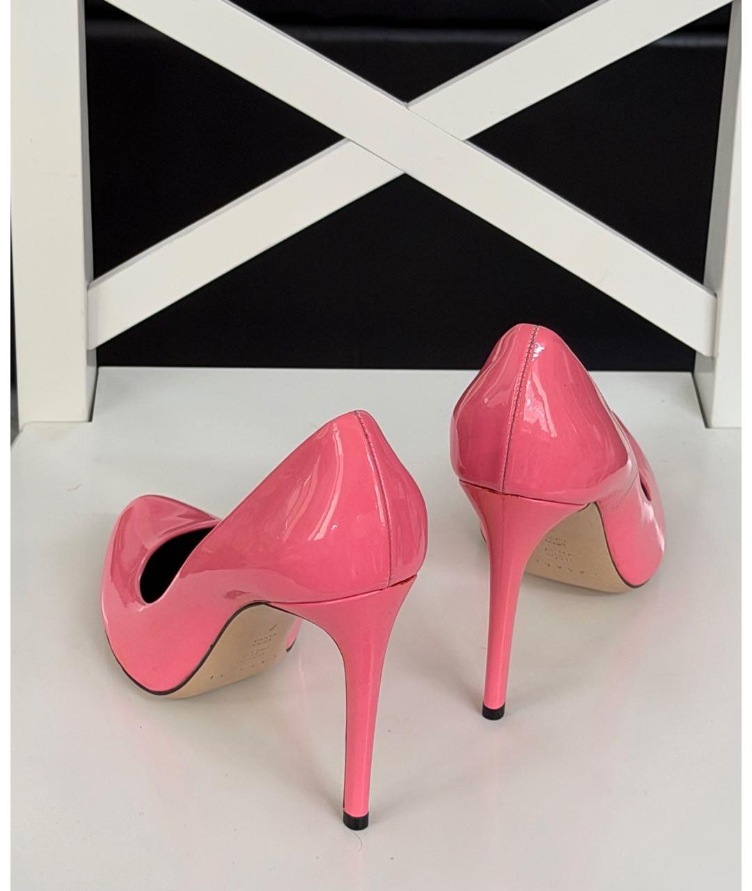 CASADEI Розовые туфли из кожи аллигатора, фото 4