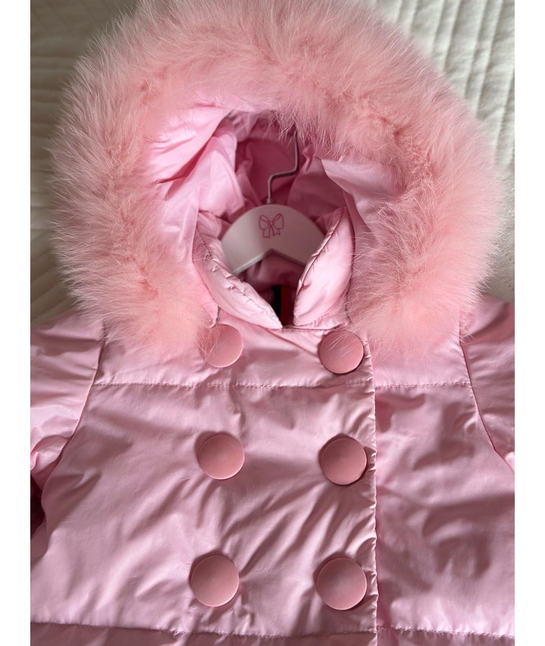 MONCLER Розовый комбинезон, фото 2