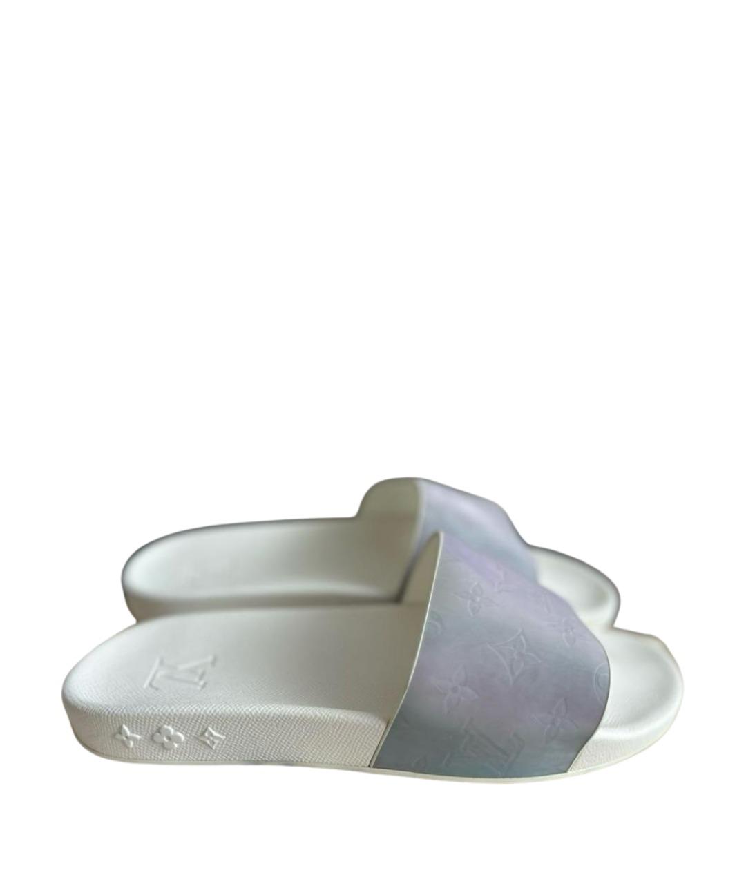 LOUIS VUITTON Серые шлепанцы, фото 1