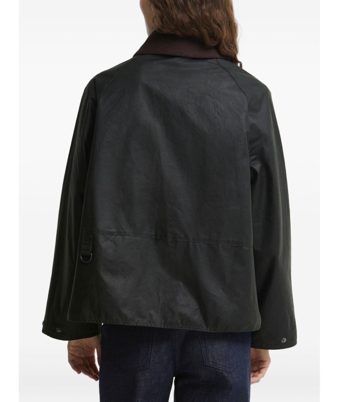 BARBOUR Черная хлопковая куртка, фото 6