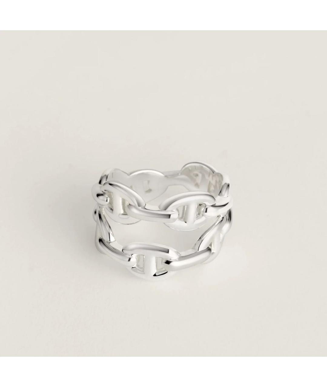 HERMES Серебряное серебряное кольцо, фото 3
