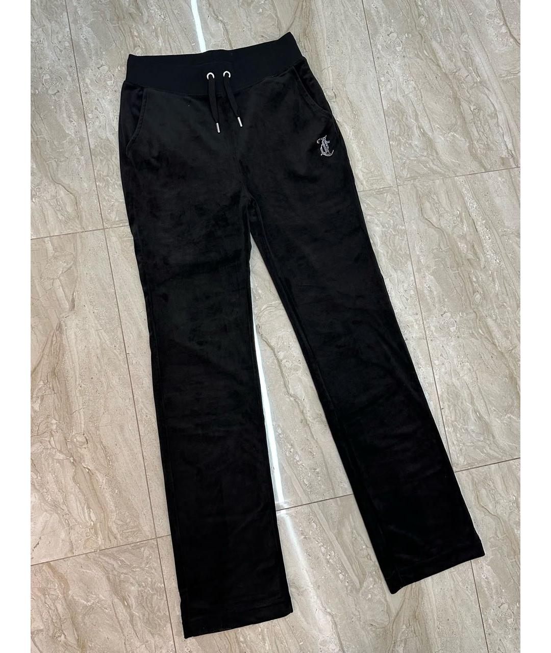 JUICY COUTURE Черный велюровый спортивные костюмы, фото 7