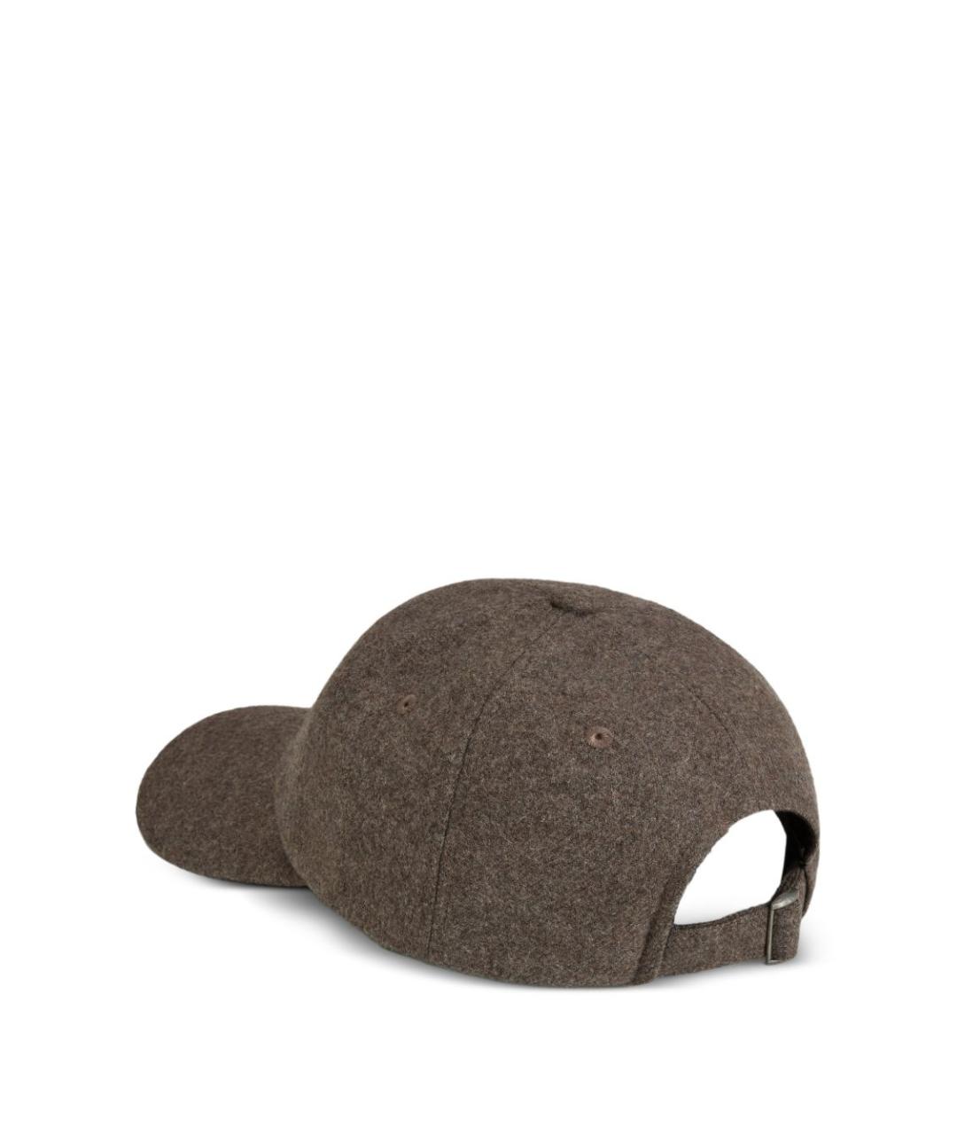 WOOLRICH Серая шерстяная кепка/бейсболка, фото 2