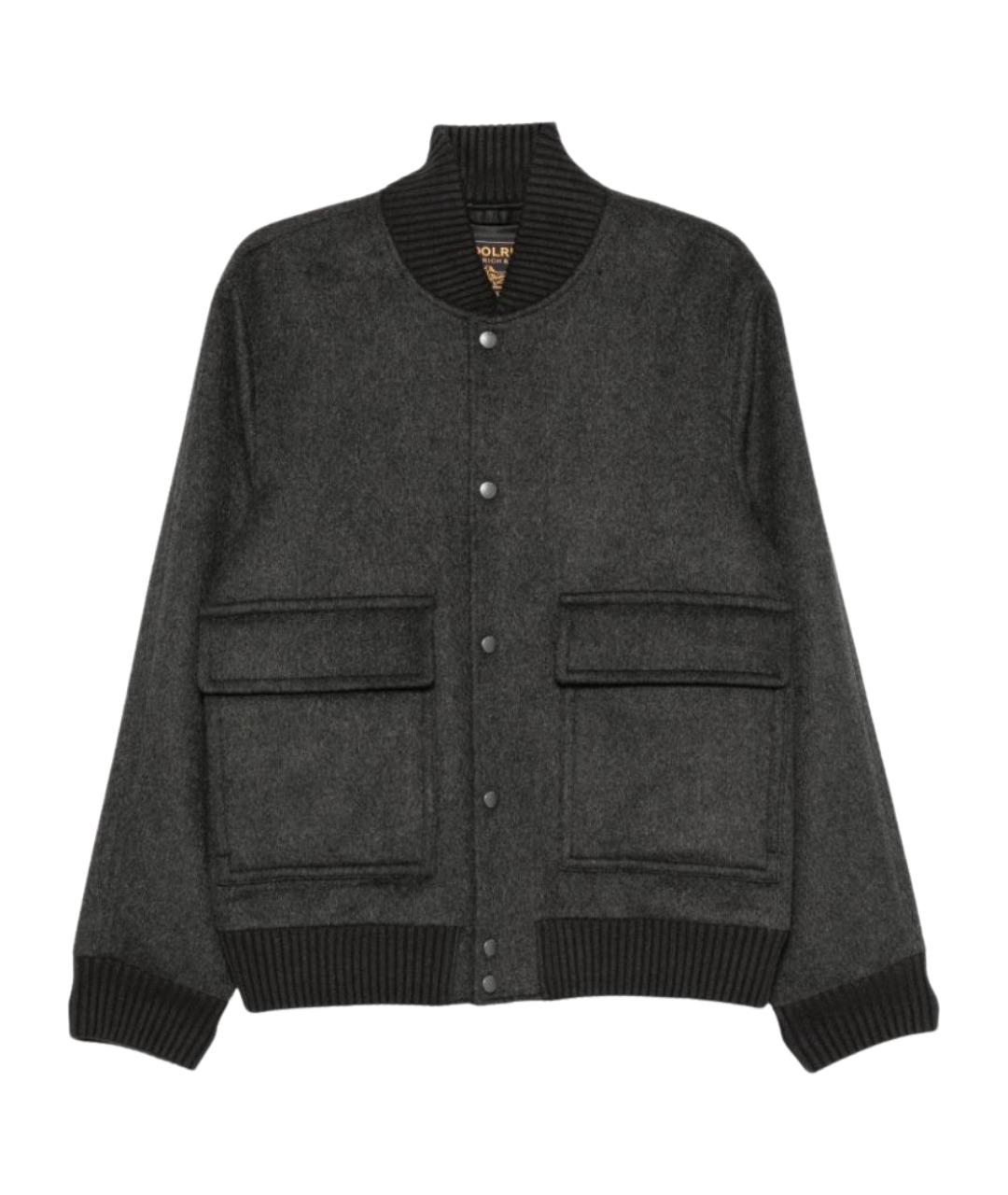 WOOLRICH Серая шерстяная куртка, фото 1