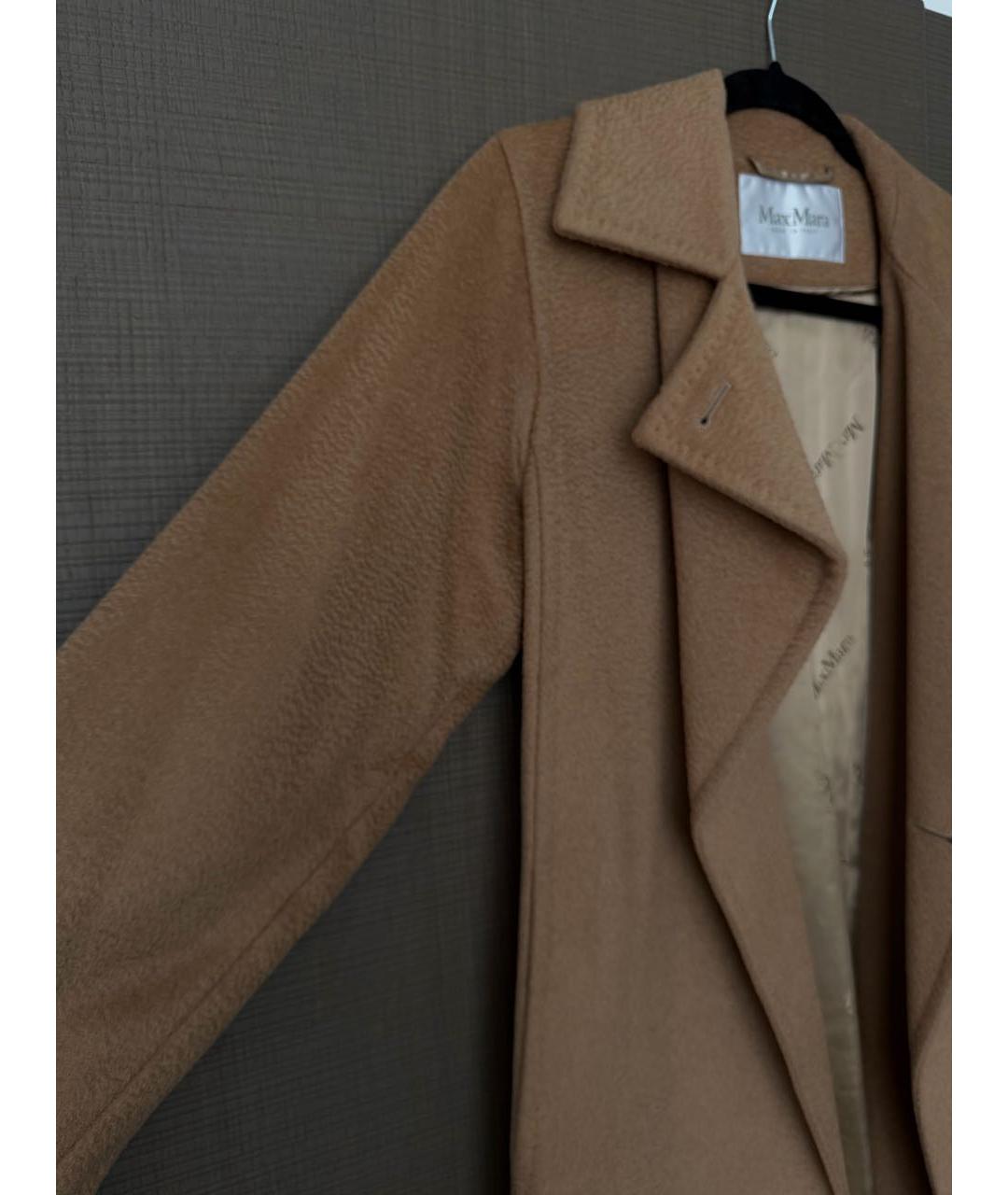 MAX MARA Коричневое кашемировое пальто, фото 3