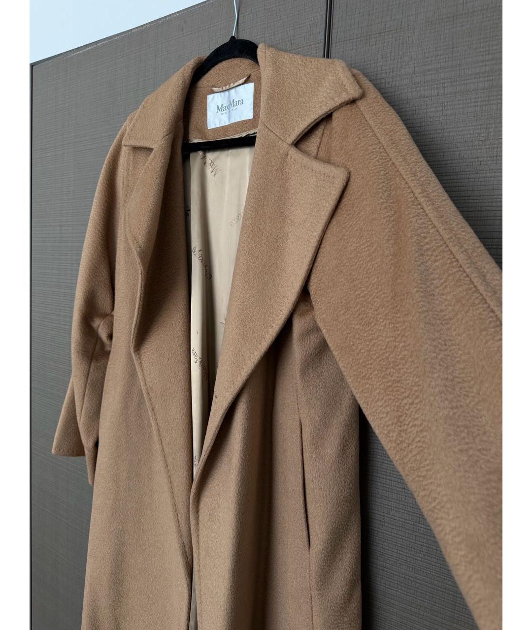 MAX MARA Коричневое кашемировое пальто, фото 4