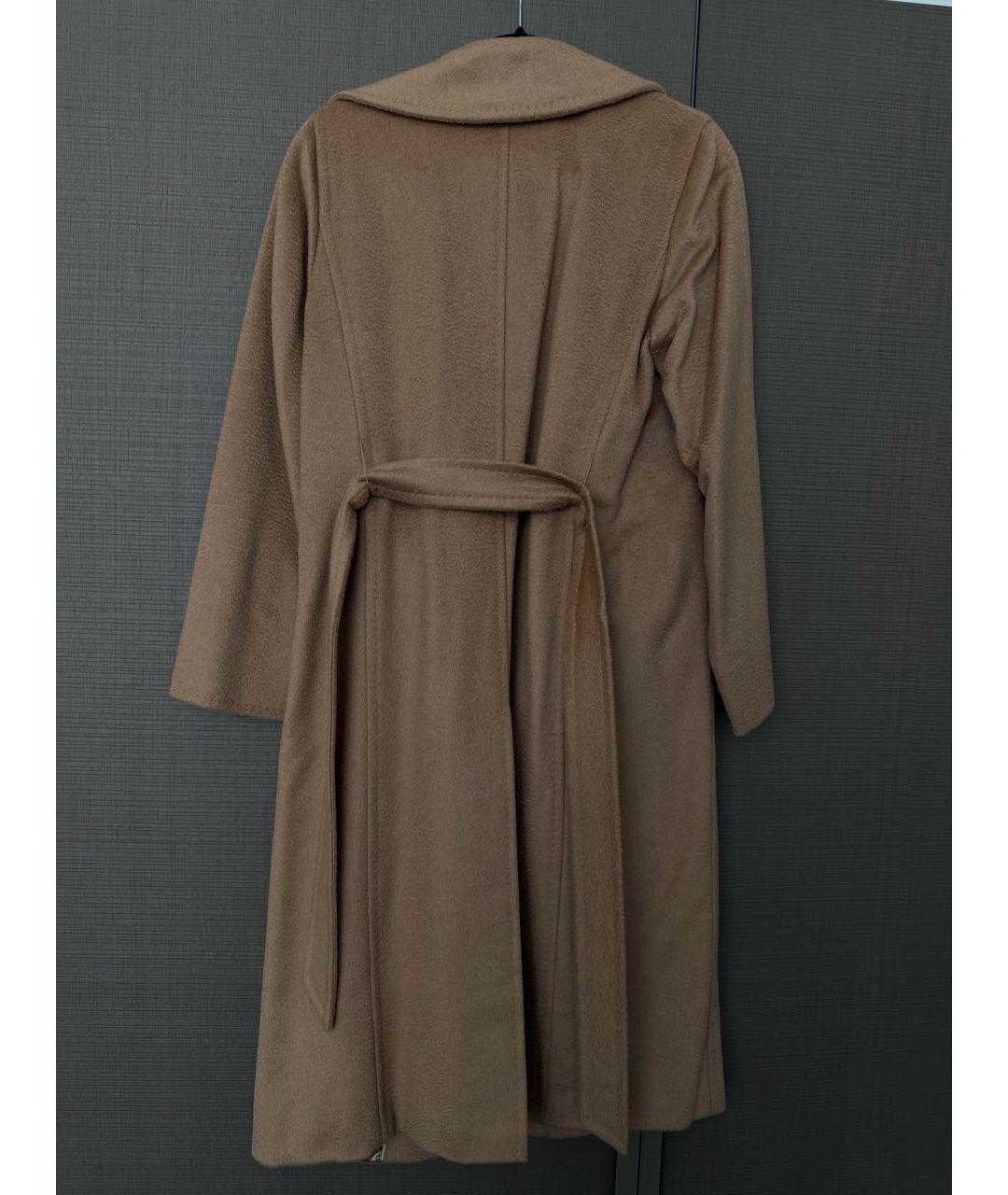 MAX MARA Коричневое кашемировое пальто, фото 5
